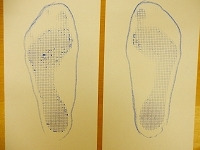 インエッジ　靴の減り方　アウトソールの削れ方